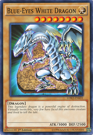 Blue-Eyes White Dragon (Version 4) [LDK2-ENK01] Common | Galaxy Games LLC