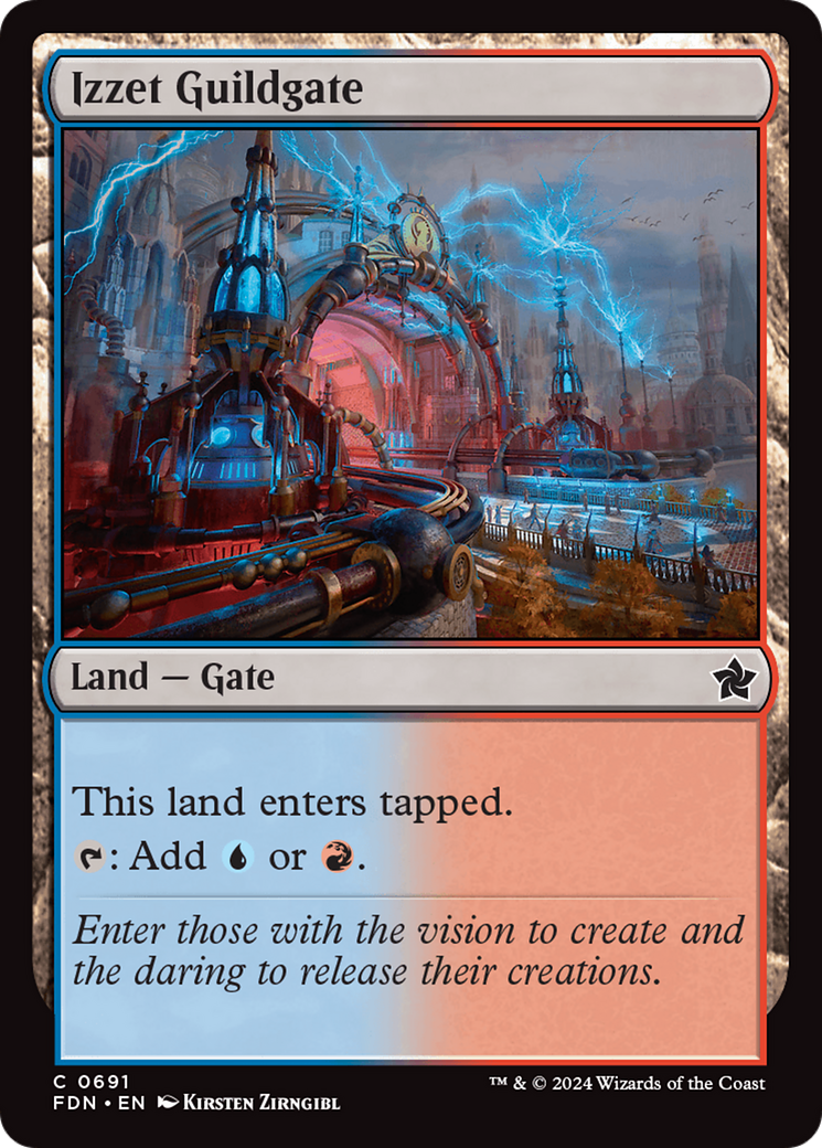 Izzet Guildgate [Foundations] | Galaxy Games LLC