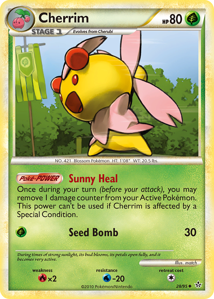 Cherrim (28/95) [HeartGold & SoulSilver: Unleashed] | Galaxy Games LLC