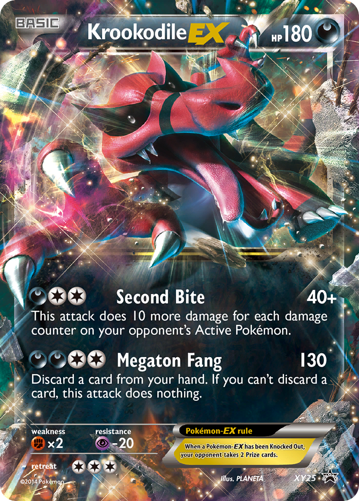 Krookodile EX (XY25) [XY: Black Star Promos] | Galaxy Games LLC