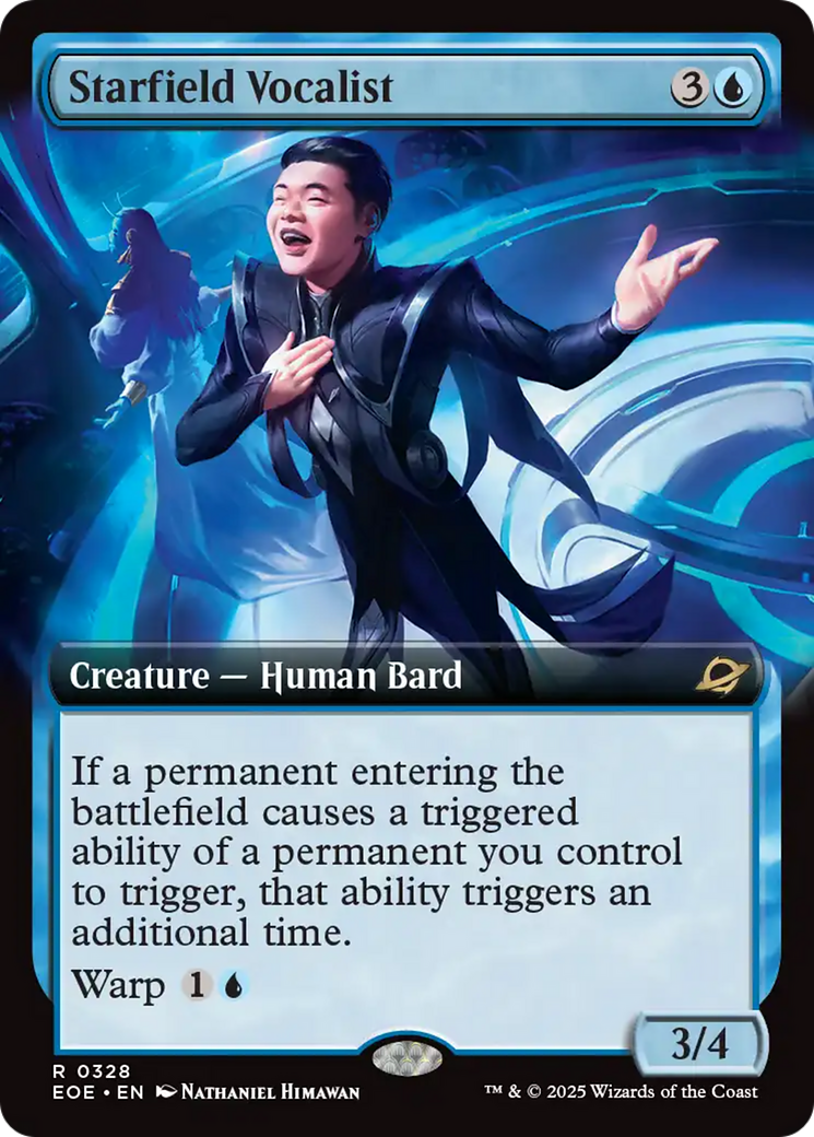 Starfield Vocalist (Extended Art) [Edge of Eternities] | Galaxy Games LLC