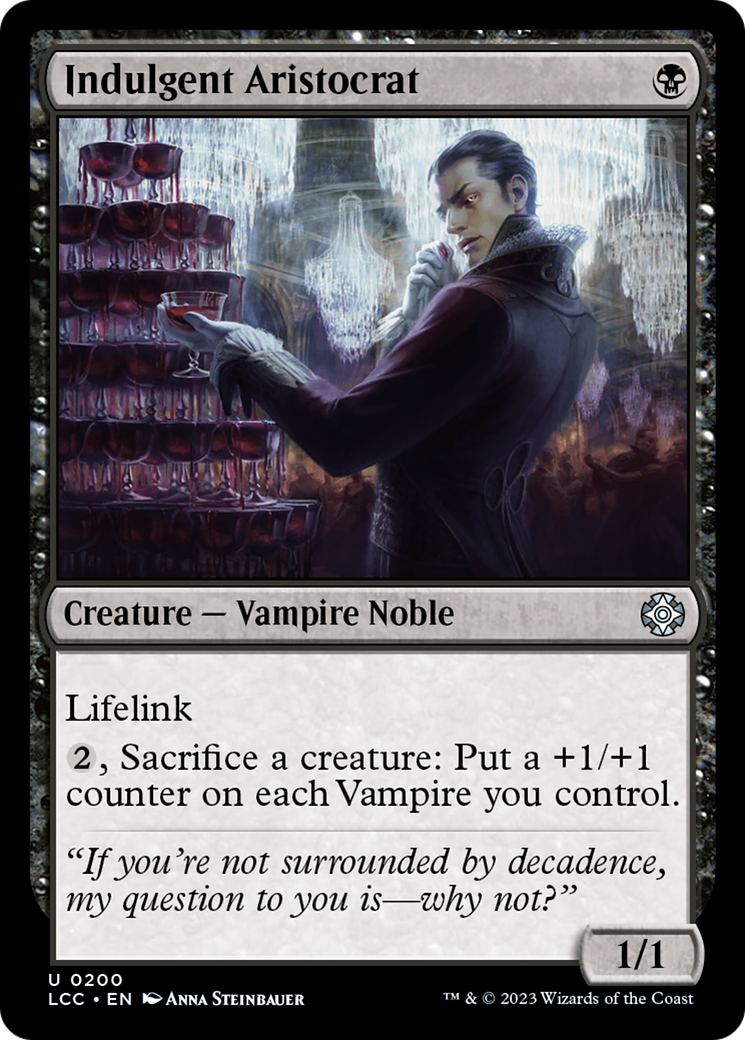 Indulgent Aristocrat [The Lost Caverns of Ixalan Commander] | Galaxy Games LLC