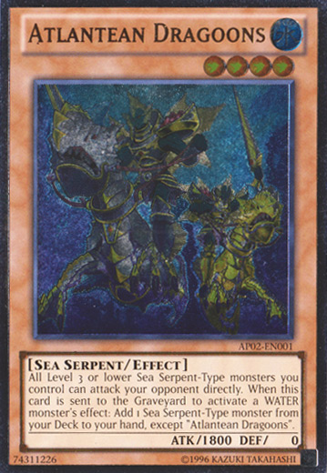 海皇の竜騎隊 Atlantean Dragoons レリーフAP02 EN001 Atlantean Dragoons [AP02-EN001] Ultimate Rare – Galaxy Games LLC