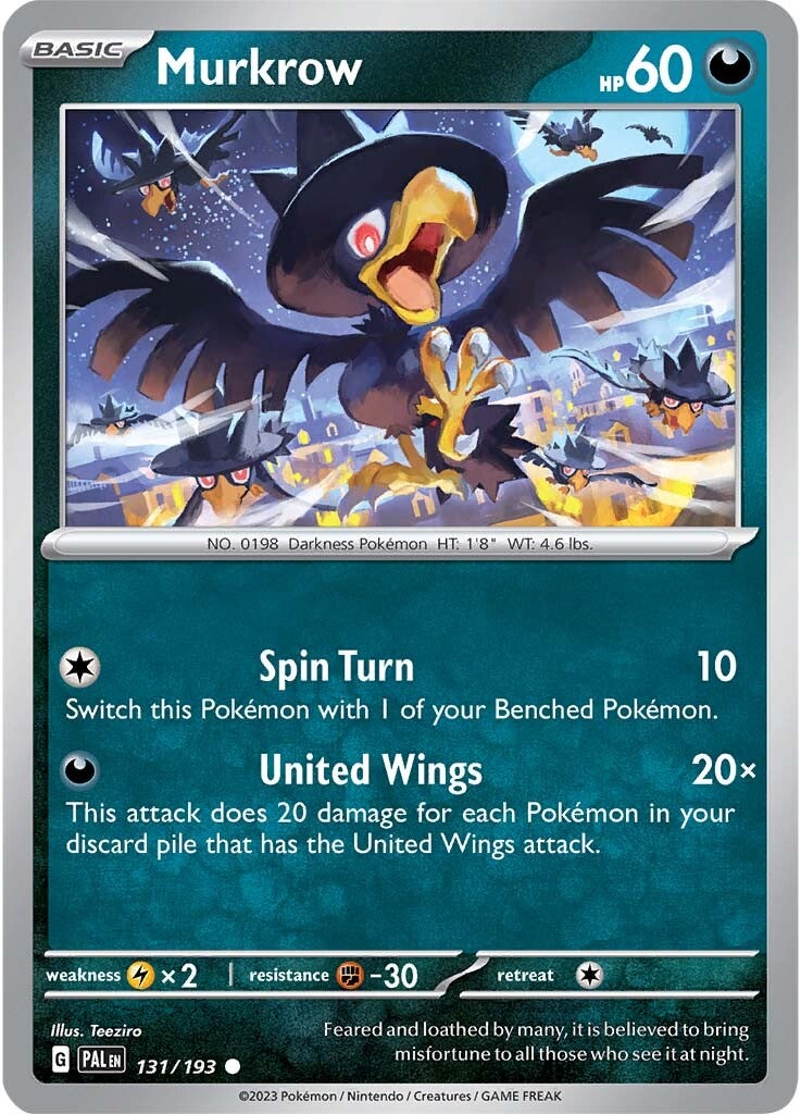 Murkrow (131/193) [Scarlet & Violet: Paldea Evolved] | Galaxy Games LLC