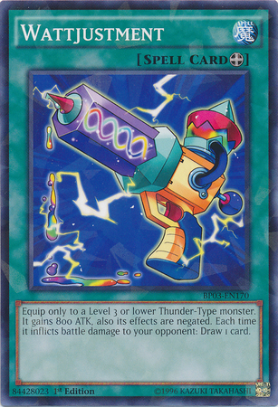 Wattjustment [BP03-EN170] Shatterfoil Rare | Galaxy Games LLC