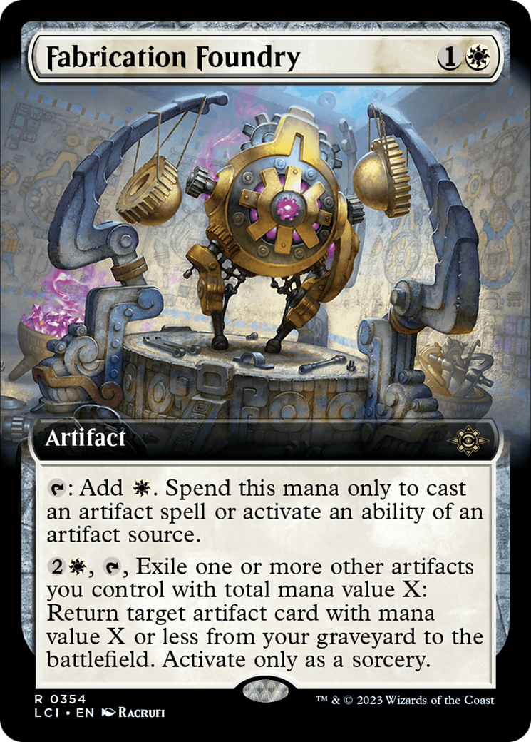 Fabrication Foundry (Extended Art) [The Lost Caverns of Ixalan] | Galaxy Games LLC