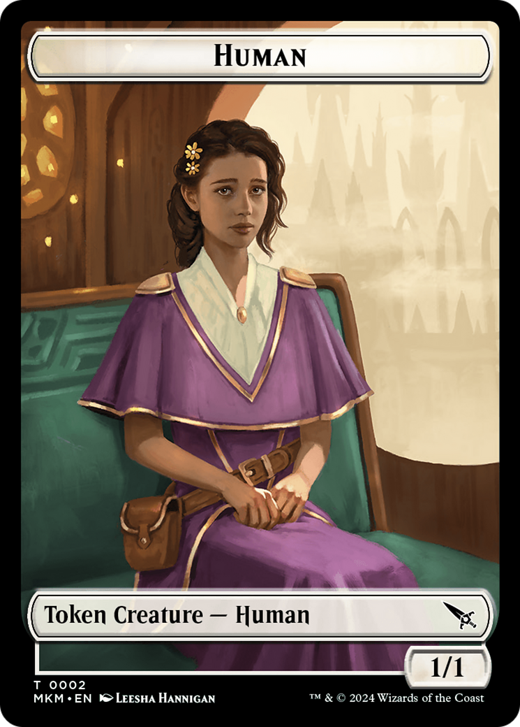 Thopter (0020) // Human Double-Sided Token [Murders at Karlov Manor Tokens] | Galaxy Games LLC
