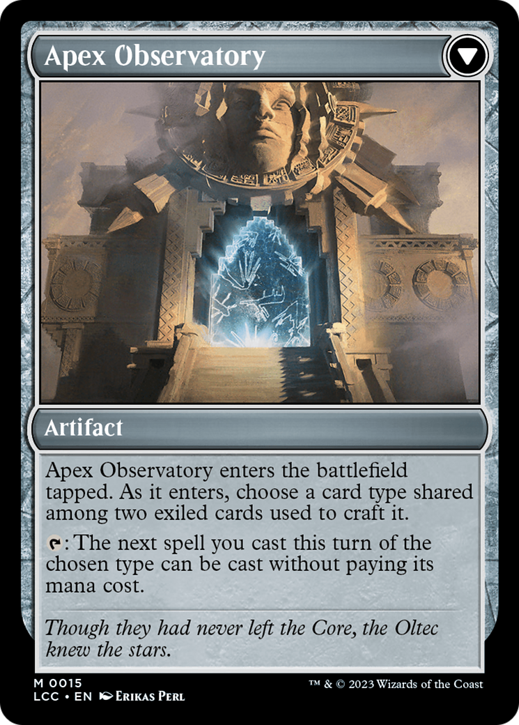 Eye of Ojer Taq // Apex Observatory [The Lost Caverns of Ixalan Commander] | Galaxy Games LLC