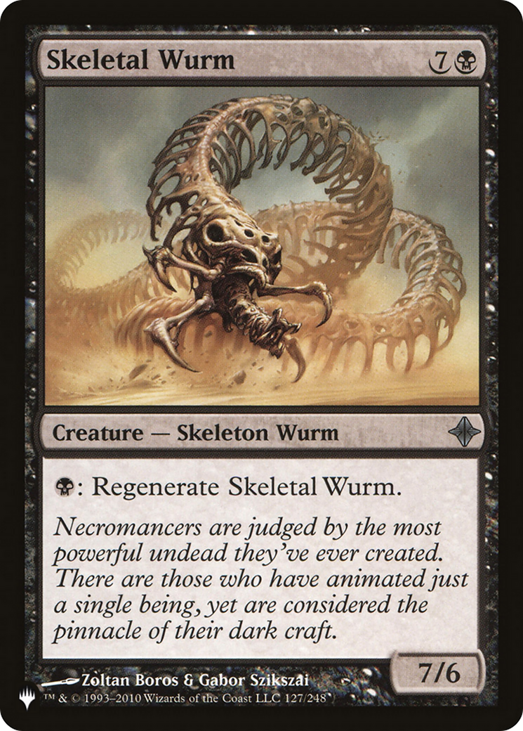 Skeletal Wurm [The List] | Galaxy Games LLC