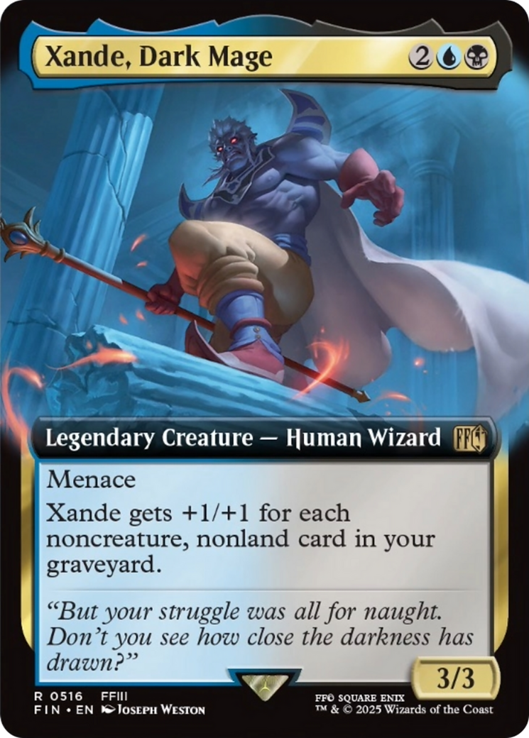 Xande, Dark Mage (Extended Art) [FINAL FANTASY] | Galaxy Games LLC