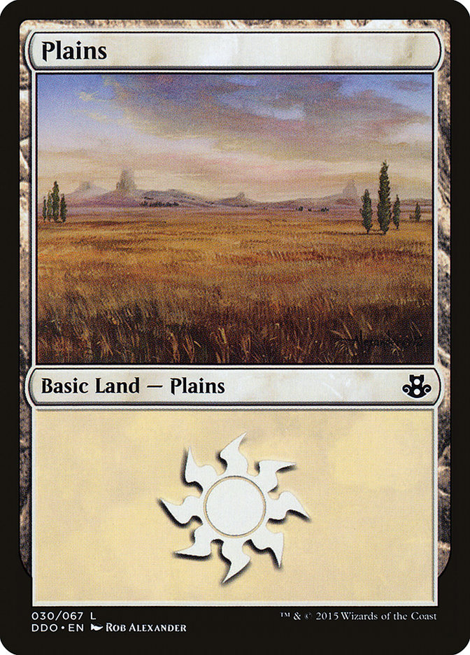 Plains (30) [Duel Decks: Elspeth vs. Kiora] | Galaxy Games LLC