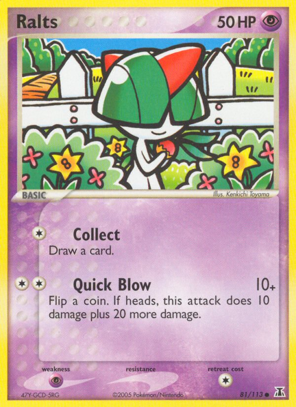 Ralts (81/113) [EX: Delta Species] | Galaxy Games LLC