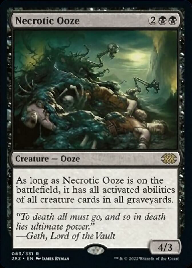 Necrotic Ooze [Double Masters 2022] | Galaxy Games LLC