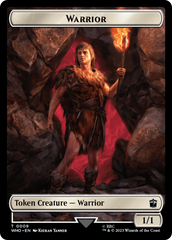 Warrior // Food (0027) Double-Sided Token [Doctor Who Tokens] | Galaxy Games LLC