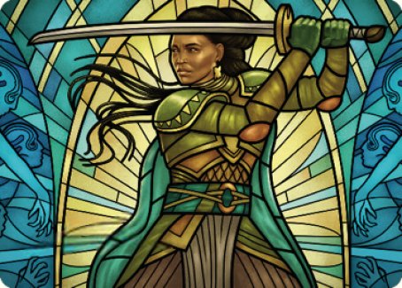 Shanna, Purifying Blade Art Card 2 [Dominaria United Art Series] | Galaxy Games LLC