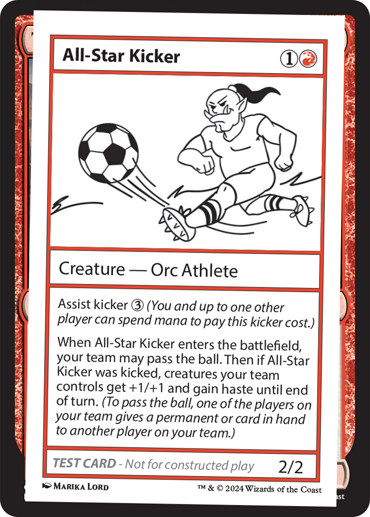 All-Star Kicker [Mystery Booster 2 Playtest Cards] | Galaxy Games LLC