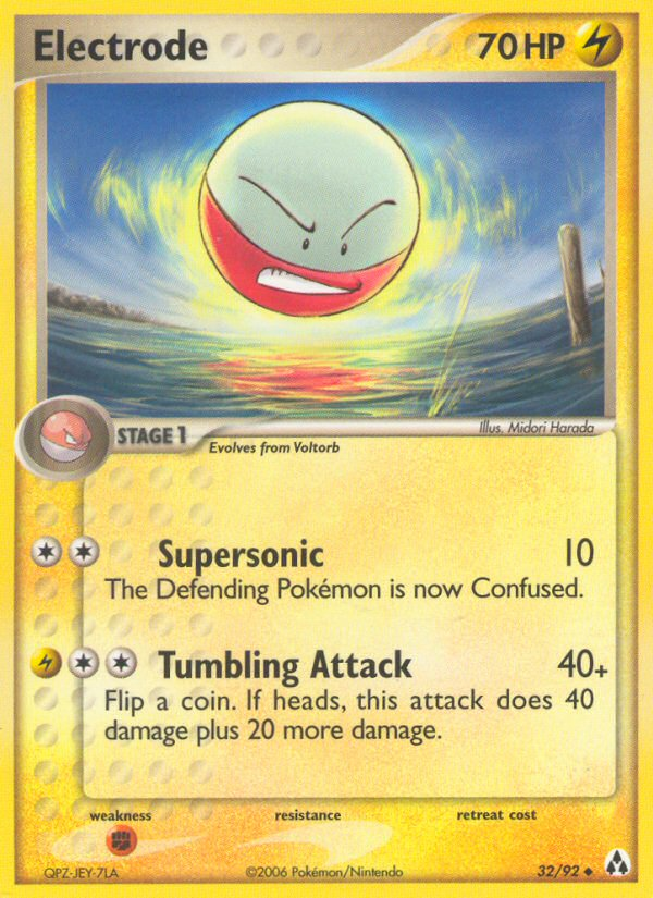 Electrode (32/92) [EX: Legend Maker] | Galaxy Games LLC