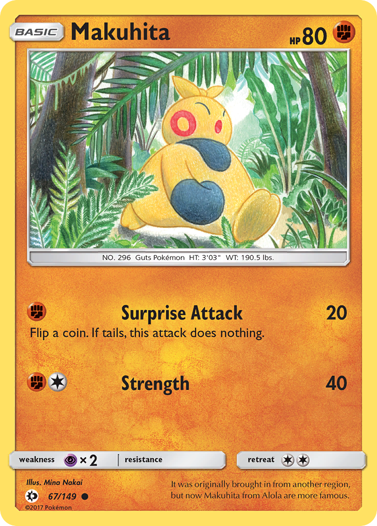 Makuhita (67/149) [Sun & Moon: Base Set] | Galaxy Games LLC