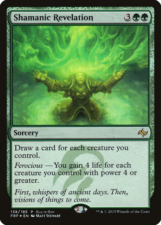 Shamanic Revelation (Buy-A-Box) [Fate Reforged Promos] | Galaxy Games LLC