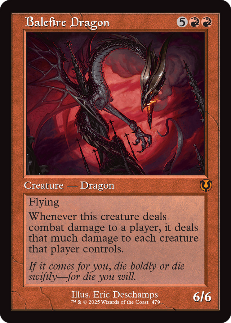 Balefire Dragon (Retro Frame) [Innistrad Remastered] | Galaxy Games LLC