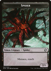 Spider // Icingdeath, Frost Tongue Double-Sided Token [Dungeons & Dragons: Adventures in the Forgotten Realms Tokens] | Galaxy Games LLC