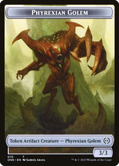 Phyrexian Goblin // Phyrexian Golem Double-Sided Token [Phyrexia: All Will Be One Tokens] | Galaxy Games LLC