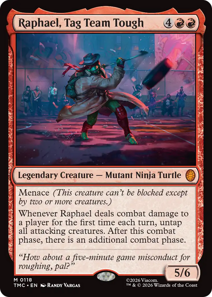Raphael, Tag Team Tough [Teenage Mutant Ninja Turtles Commander] | Galaxy Games LLC
