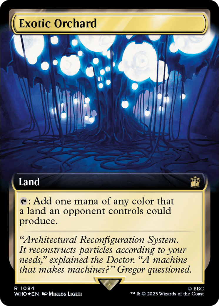 Exotic Orchard (Extended Art) (Surge Foil) [Doctor Who] | Galaxy Games LLC