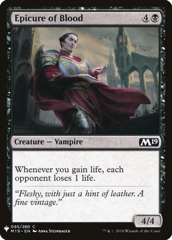 Epicure of Blood [Mystery Booster] | Galaxy Games LLC