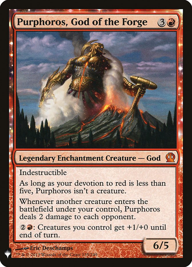 Purphoros, God of the Forge [Mystery Booster] | Galaxy Games LLC