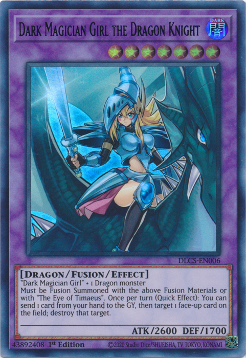 Dark Magician Girl the Dragon Knight (Purple) [DLCS-EN006] Ultra Rare | Galaxy Games LLC