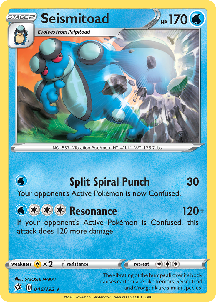 Seismitoad (046/192) [Sword & Shield: Rebel Clash] | Galaxy Games LLC