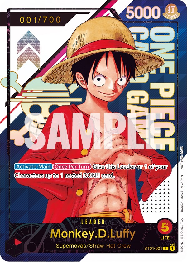 Monkey.D.Luffy (Serial Number) [One Piece Promotion Cards] | Galaxy Games LLC