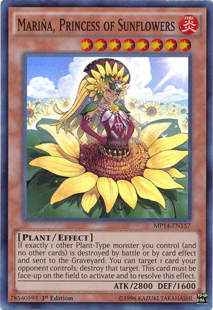 Marina, Princess of Sunflowers [MP14-EN157] Super Rare | Galaxy Games LLC