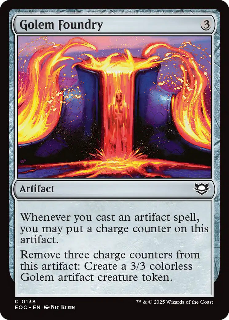 Golem Foundry [Edge of Eternities Commander] | Galaxy Games LLC