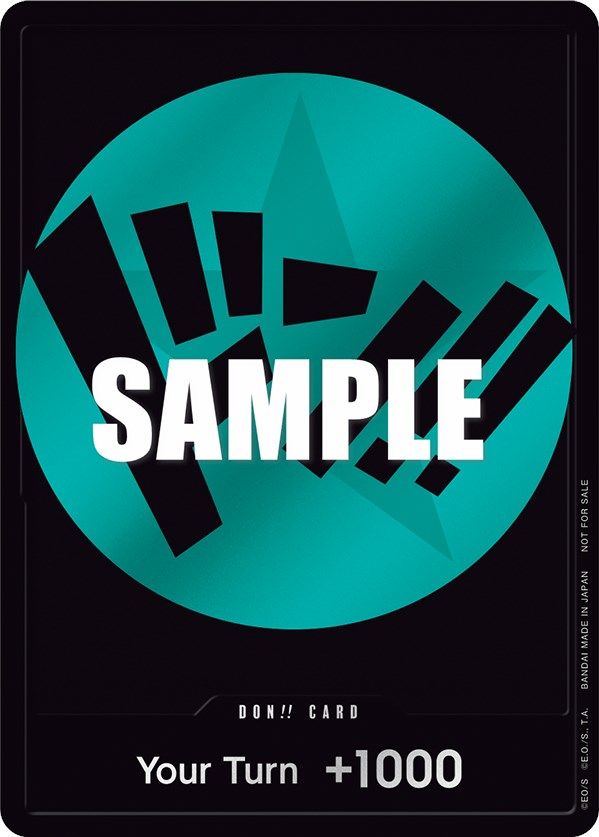 DON!! Card (Teal) [One Piece Promotion Cards] | Galaxy Games LLC