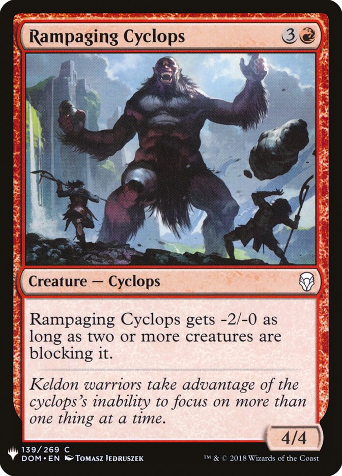 Rampaging Cyclops [Mystery Booster] | Galaxy Games LLC