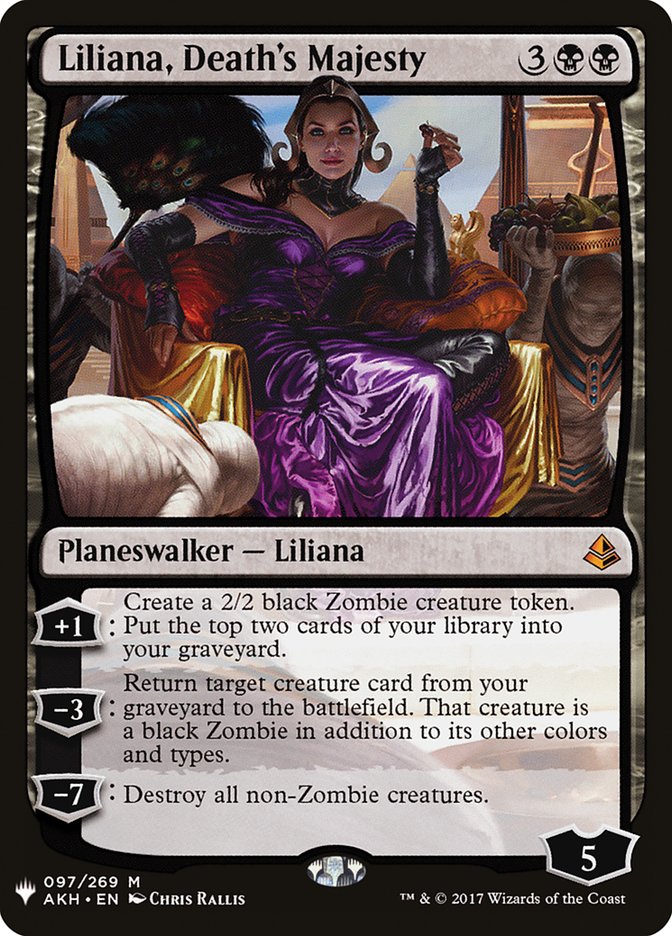 Liliana, Death's Majesty [The List] | Galaxy Games LLC