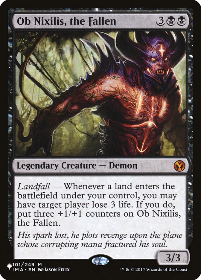 Ob Nixilis, the Fallen [The List] | Galaxy Games LLC