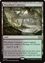 Woodland Cemetery [Duskmourn: House of Horror Commander] | Galaxy Games LLC