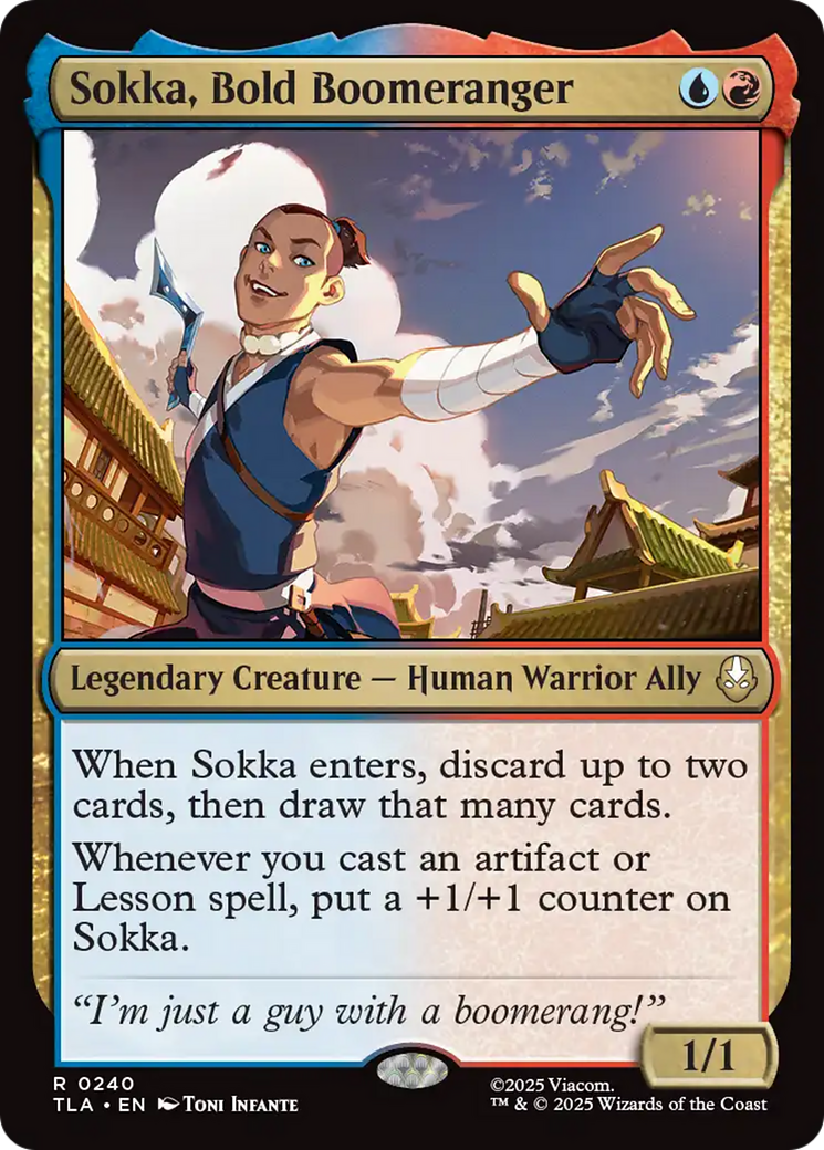 Sokka, Bold Boomeranger [Avatar: The Last Airbender] | Galaxy Games LLC