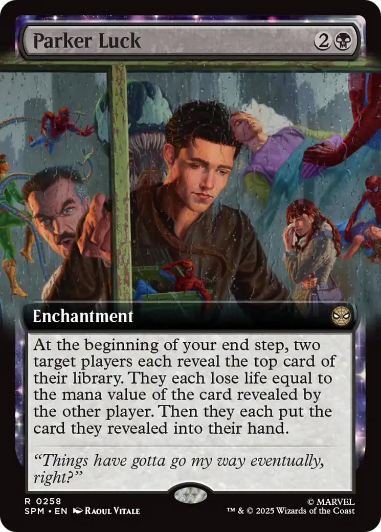 Parker Luck (Extended Art) [Marvel's Spider-Man] | Galaxy Games LLC