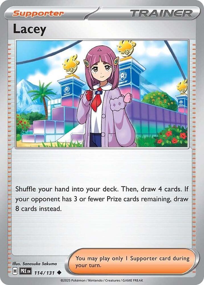 Lacey (114/131) [Scarlet & Violet: Prismatic Evolutions] | Galaxy Games LLC