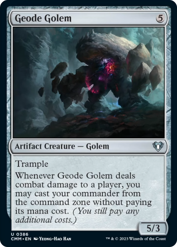 Geode Golem [Commander Masters] | Galaxy Games LLC