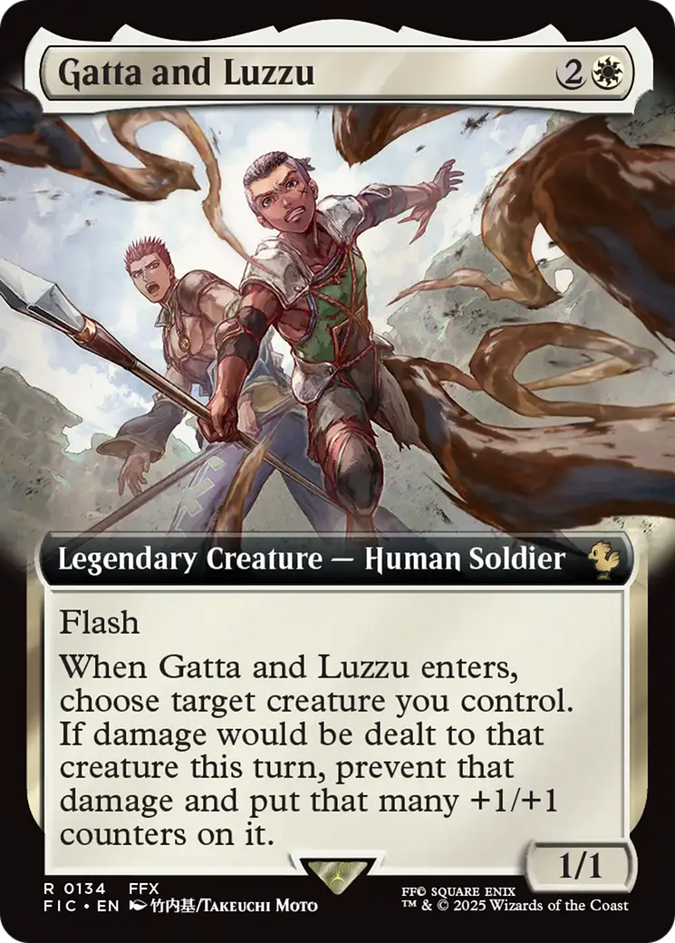 Gatta and Luzzu (Extended Art) [FINAL FANTASY Commander] | Galaxy Games LLC