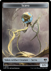 Servo // Elf Druid Double-Sided Token [Commander Masters Tokens] | Galaxy Games LLC