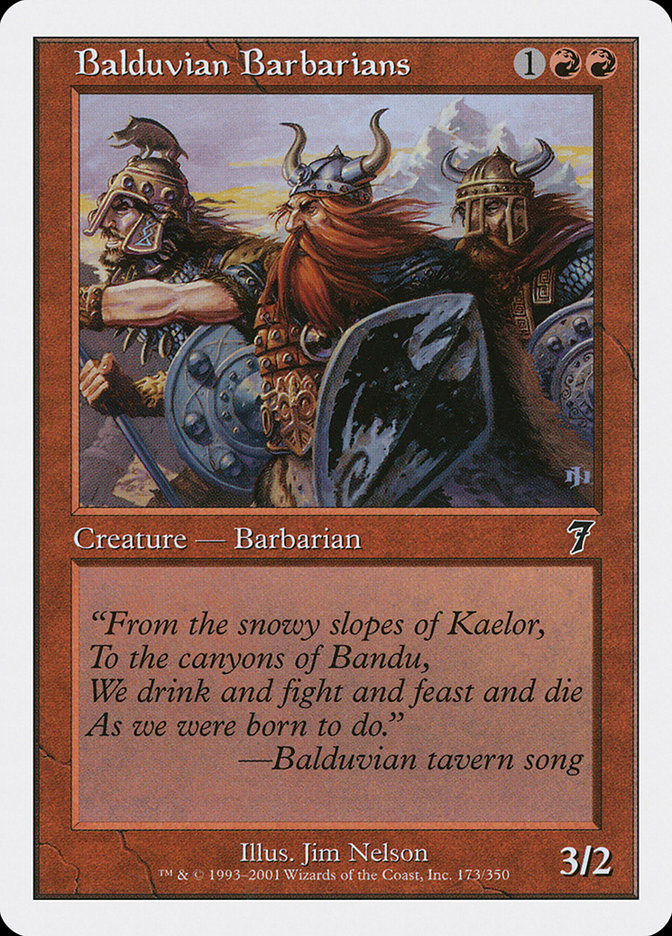 Balduvian Barbarians [Seventh Edition] | Galaxy Games LLC