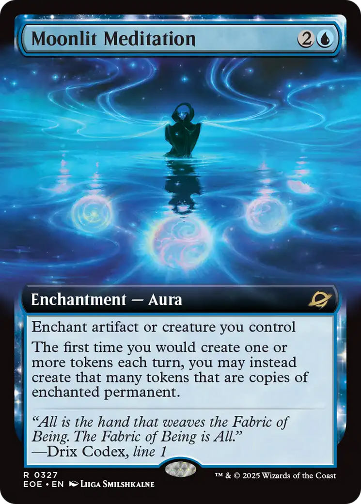 Moonlit Meditation (Extended Art) [Edge of Eternities] | Galaxy Games LLC