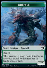 Zombie (005) // Treefolk Double-Sided Token [Innistrad: Midnight Hunt Tokens] | Galaxy Games LLC