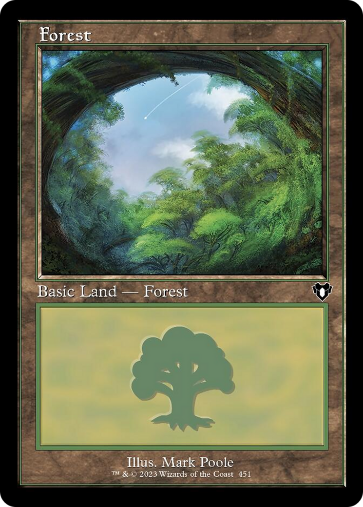 Forest (451) (Retro) [Commander Masters] | Galaxy Games LLC